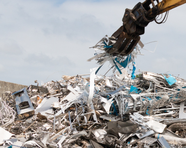 Dismantled stainless steel scraps