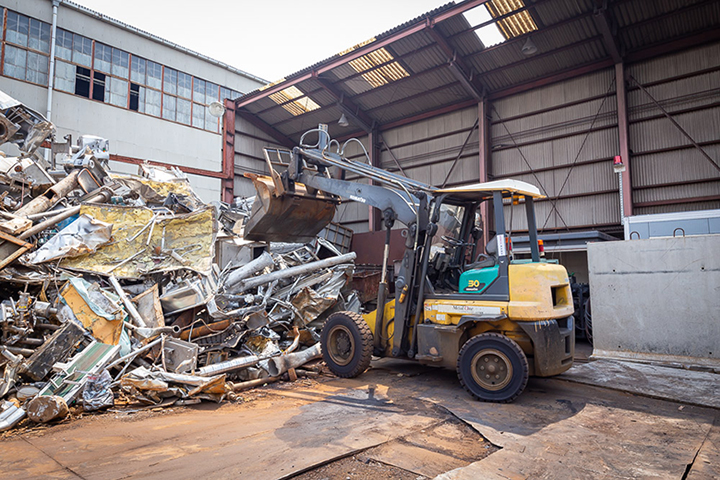 Two Shovel loaders